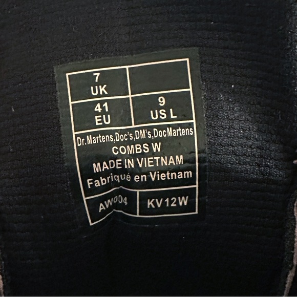 Dr. Martens COMBS Hiker Style Combat Boots in Pink Hi Suede Size 9 - Picture 7 of 12